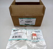 NEW Panduit Giga TX Cat6 jack Red CJ688TGRD BOX OF 50.  picture