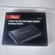 Rosewill RC-410X 8 Port Gigabit Desktop Switch 10/100/1000 Mbps QoS Power Saving picture