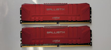 CRUCIAL BALLISTIX 32GB (2X16GB) DDR4 3000MHz BL16G30C15U4R.16FE MEMORY picture