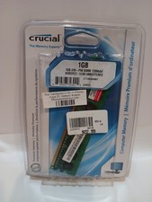 Crucial RAM 1GB DDR2 667  PC2-5300 DDR DIMM CT12864AA667 For Desktop New in Box picture