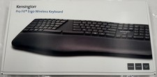 KENSINGTON K75401US PRO FIT ERGONOMIC BLACK WIRELESS KEYBOARD picture