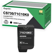 CS730 Black Toner Cartridge for Lexmark CX730de CS730de CS735de CS737dze Printer picture