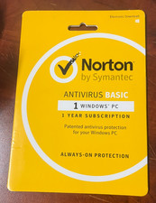 Norton by Symantec Antivirus Basic 1 Year Subscription. 1 Windows PC picture