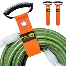 Easy-Carry Straps - 28” (2-Pack) Blaze Orange with Grommet - Heavy Duty Wrap ... picture