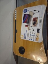 Slendor Lap Desk with Tablet Slot, Foldable Laptop Table with Storage Drawer ... picture