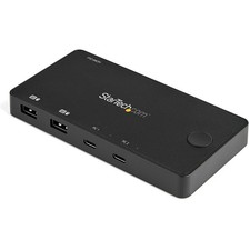 StarTech 2 Port USB C KVM Switch, 4K 60Hz HDMI, Compact UHD Desktop KVM Switch picture