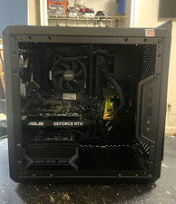 Gaming Tower PC Ryzen 5 5500 32GB RTX 3050 SSD Black picture