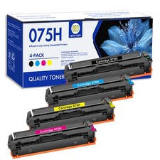4 Pack 075H Toner Cartridge for Canon ImageCLASS MF660c LBP647Cdw LBP640c MF660 picture