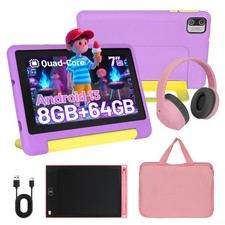 Urao New 7 inch Android Tablet For Kids 7-12 Years Time Limit Parental Control picture