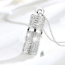 Kootion Crystal Diamond 64GB USB 2.0 Flash Drive Necklace Memory External Drive picture