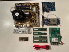 HP ASUS IPIBL-LA MOTHERBOARD COMBO INTEL C2Q Q6600 CPU 8GB RAM GF 8400GS SB1040 picture