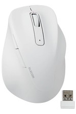 ELECOM EX-G 2.4GHz Quiet XL Wireless Mouse, White, M-XGXL30DBSKWH picture
