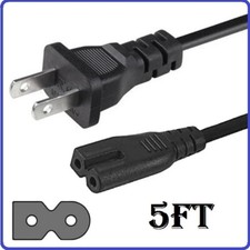 Polarized AC Power Cord Cable Connector for Sony ZS-RS60BT Bluetooth Boombox picture