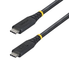 StarTech 1.5ft/45cm USB4 USB-C Cable, 40Gbps, 240W, 8K 60Hz DP2.1, Black picture