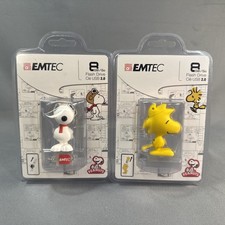 EMTEC Peanuts Snoopy Woodstock Collectible USB 2.0 Flash Drive, 8GB - New Sealed picture