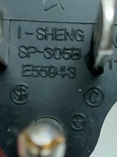 I-SHENG SP-305B E55943 10A 125V 1250W IS-14 LL41230 SVT Power Cord PC Cable - 6' picture