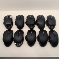 Logitech G604 Wireless Gaming Mouse Lot of 10 Black Parts Repair Broken Button picture