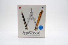 APPLEWORKS 6 Version 6.2 Software Application for Mac OS X Big Box RARE picture