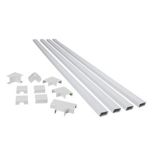 Wiremold Cord Management Cover High Capacity Cable Organizer Paintable 180 Inch picture