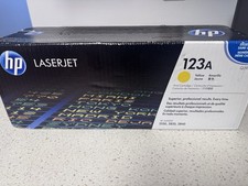 Genuine HP 123A Q3972A Yellow🟡 Toner Ink Cartridge 2550 2820 2840, SEALED BOX picture