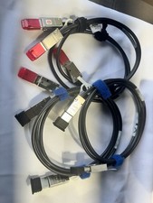 Lot of 4 Dell EMC Amphenol 1M Mini SAS SFF-8088 Cables (2)038-003-786 (2) -787 picture
