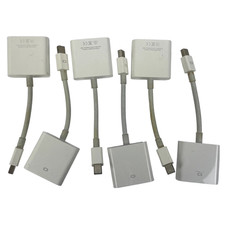 Bundle Lot of 6 x Apple Thunderbolt Mini DisplayPort to DVI Adapter A1305 picture