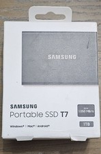 Samsung T7 Portable External SSD 1TB USB 3.2 Gen 2 MU-PC1T0T 3.2 Gray picture