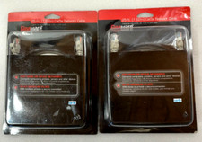 Network Cable Gigaware 25 Foot ft (7.62 m) CAT5E GRAY- NIB ~ 2 Packs picture