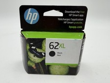 HP 62XL Black Noir Original OEM Ink C2P05AN High Yield Aug 2023+ New Sealed picture