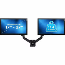 Mount-It MI-766 Dual Monitor Wall Mount Arms - Black picture