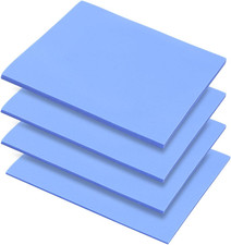 4 Pack Thermal Pad 100X100Mm (0.5Mm 1.0Mm 1.5Mm 2.0Mm) Blue Silicone Thermal Pad picture