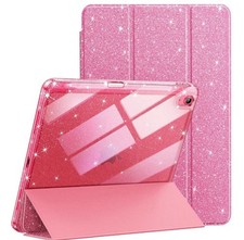 Pink Glitter Case for iPad (A16) 11th/10th Generation with  Pencil Holder picture