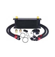 EVIL ENERGY 16 Row Oil Cooler Kit, 10AN Transmission Engine Cooler British Ra... picture