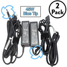 HP L25296-002 19.5V 2.31A 45W Genuine Original AC Power Adapter Charger *2-Pack* picture