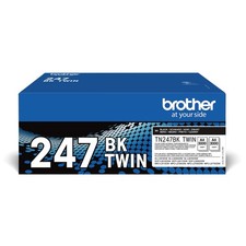 BROTHER, TN-247BKTWIN Toner Cartridge, Black, Twin Pack, High Yield, Includes 2 picture