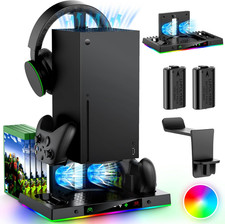 Upgrade Cooling Fan&Dual Charging Stand for Xbox Series X Console&Controller,Coo picture