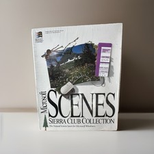 RARE NOS Microsoft Scenes SIERRA CLUB COLLECTION Screen Savers-NEW, Sealed picture