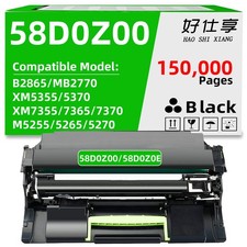 58D0Z00 Drum Unit Compatible for Lexmark XM7355 XM7365 XM7370 M5255 M5265 M5270 picture