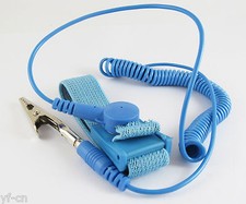 10pcs Anti Static Antistatic ESD Adjustable Wrist Strap Band Grounding Wire Blue picture