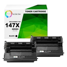 2Pk TCT Premium 147X W1470X Black HY for Compatible HP MFP M634h Toner Cartridge picture