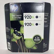 HP 920XL High Capacity XL Ink Cartridge Black 2 pack EXP: Oct 2013 picture