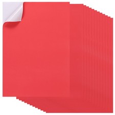 20Pcs Full Sheet Label Sticker Paper A4 Shipping Labels Red picture