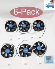 6-pack: HIGH POWER® Replacement 3/4pin PWM CPU Cooler Fan,95x25mm - 80mm Frame picture