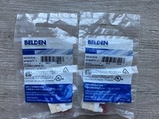 BELDEN AX101309 NXM6KU8AB-02, Almond -- Lot of 2 picture