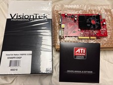 New VisionTek ATI Radeon HD 2400 PRO 512MB AGP Graphics Card Pentium 3/4 XP TV picture
