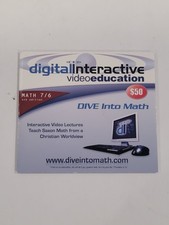 Digital Interactive Video Education - Dive Into Math - Math 7/6 4th Ed PC CD-ROM picture