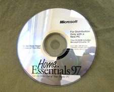Vintage Microsoft Home Essentials 97 CD-ROM picture