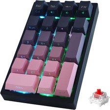 LINKEET K21-BP Tri-Mode Mechanical Numeric Keypad (21-Key RGB Backlit Numpad) picture