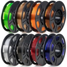IEMAI 250g Clear PETG Filament 1.75mm Bundle, Transparent 3D Printer Filament... picture