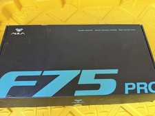 AULA F75 PRO Wireless Keyboard 2.4GHz/Type-C/BT5.0 White+Gradient Blue- Open Box picture